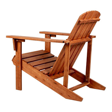 Westport Outdoor Patio Traditional Acacia Wood Adirondack Chair - JONATHAN Y